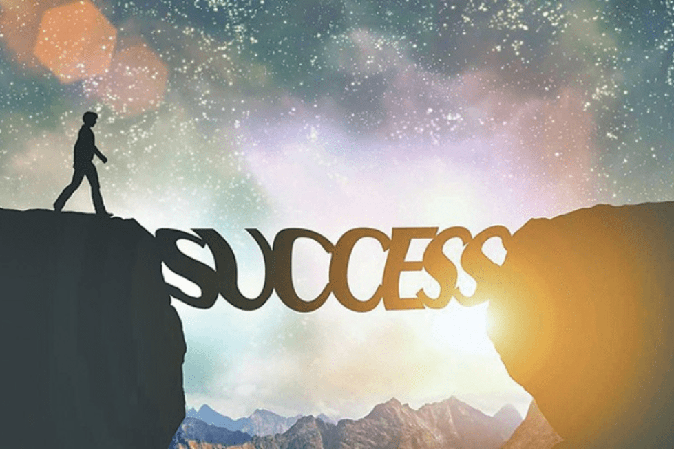Walking across the bridge to success